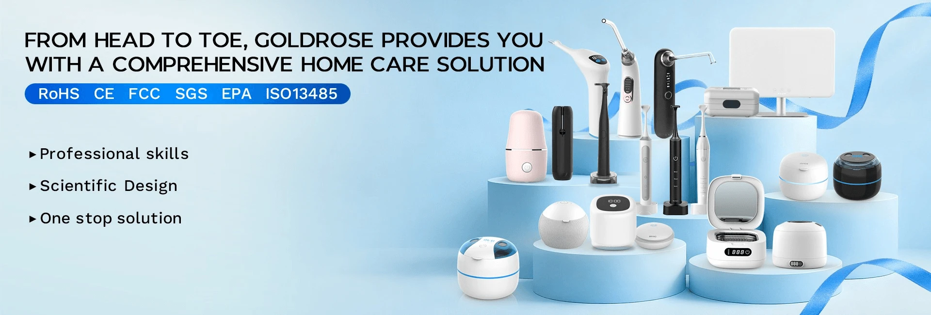 Full Range of Oral care for Home and Travel Use